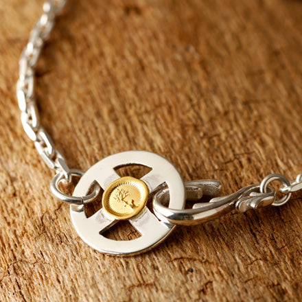 Medicine Wheel Gold Wood