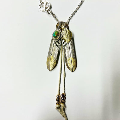 feather necklace custom