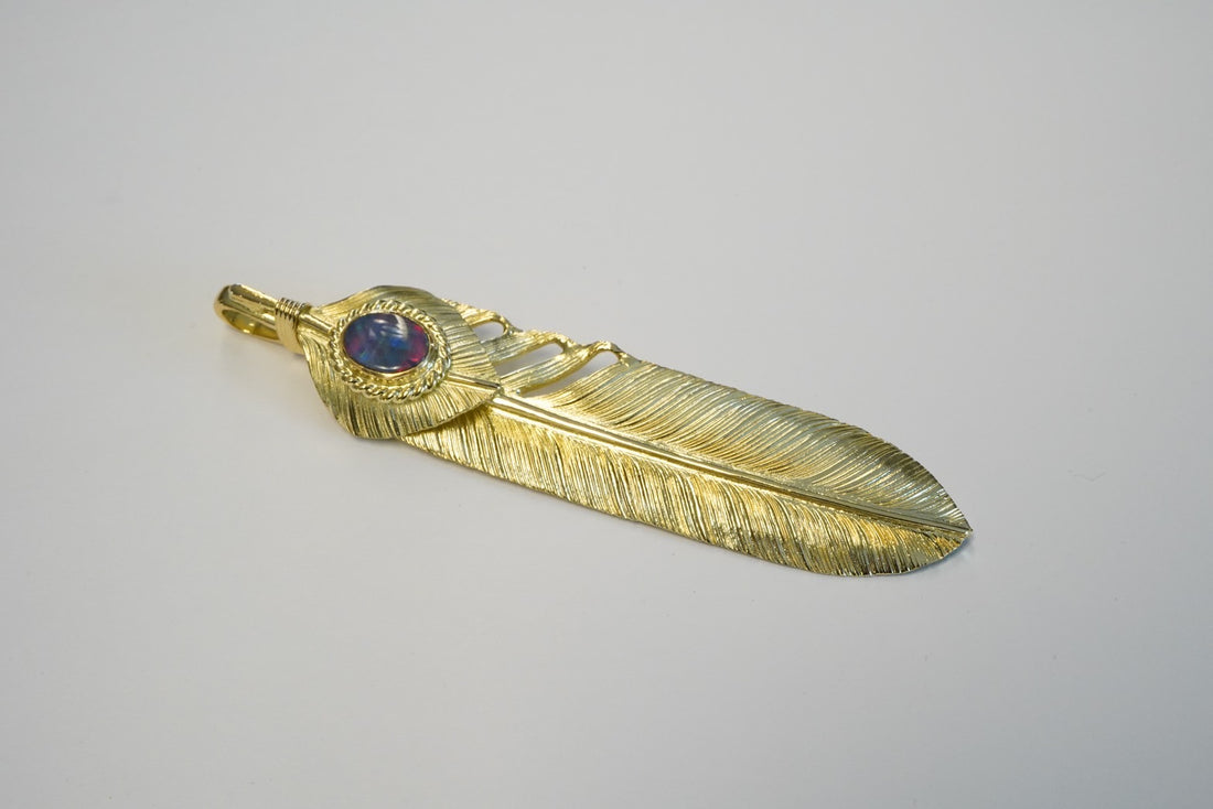 gold feather