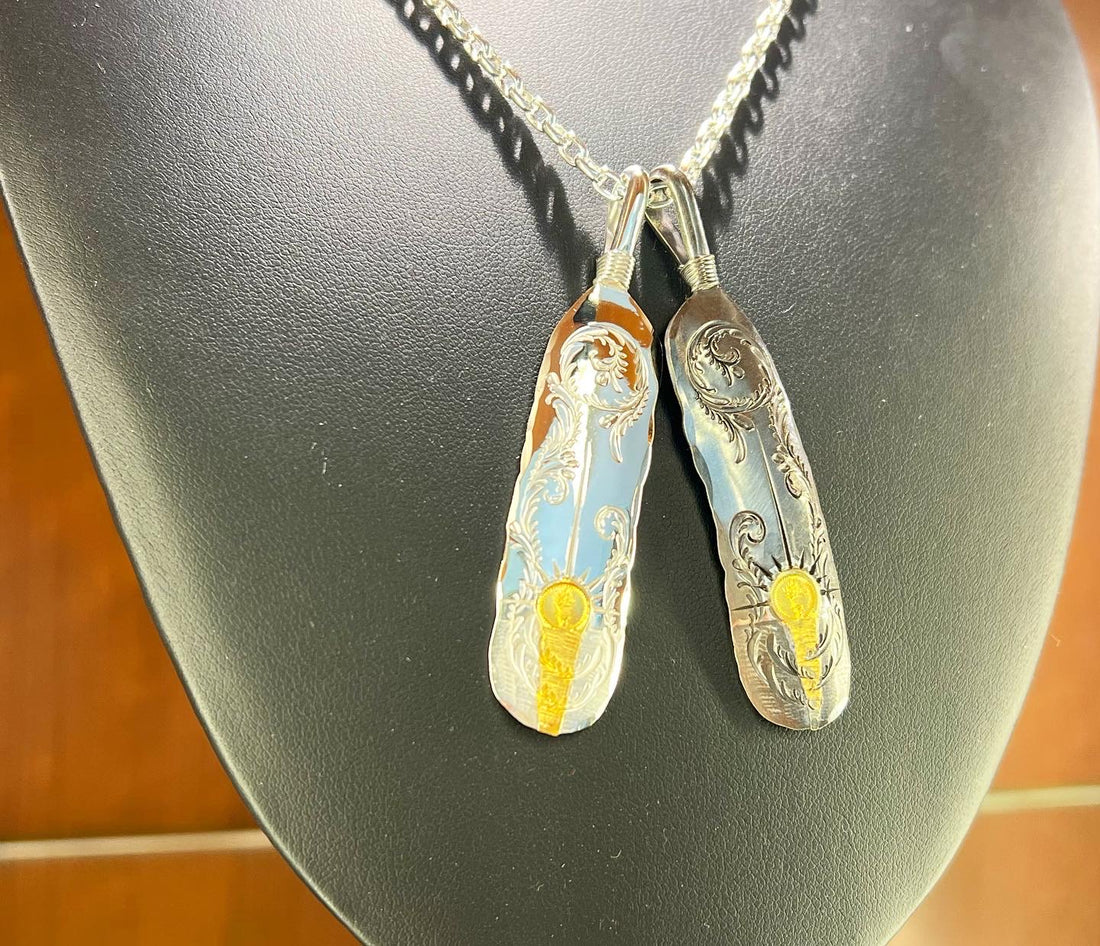 sunrise & sunset  feather