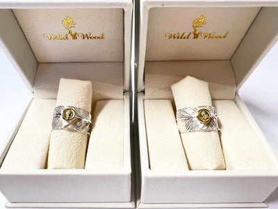 Feather Ring M Gold Medal