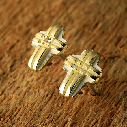 Cross Pierce Gold & Diamond