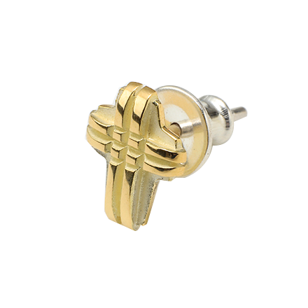 Cross Pierce Gold & Diamond