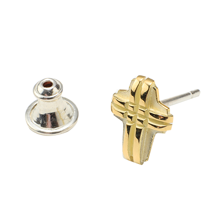 Cross Pierce Gold & Diamond