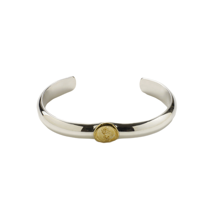 Round Gold Bangle