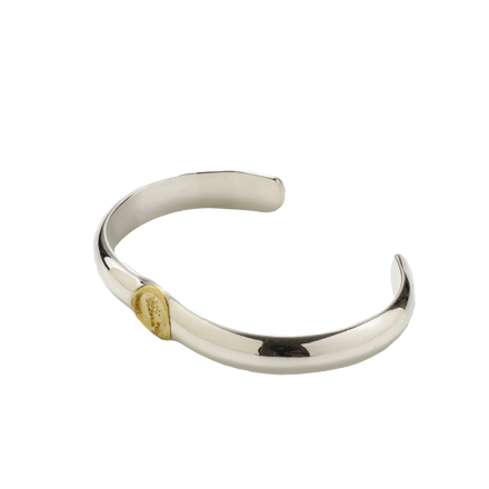 Round Gold Bangle