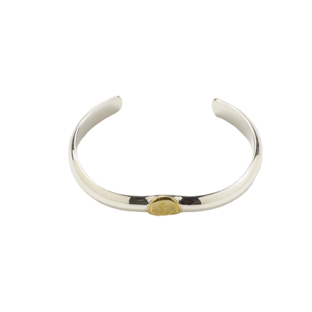 Round Gold Bangle