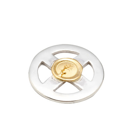 Medicine Wheel Gold Wood