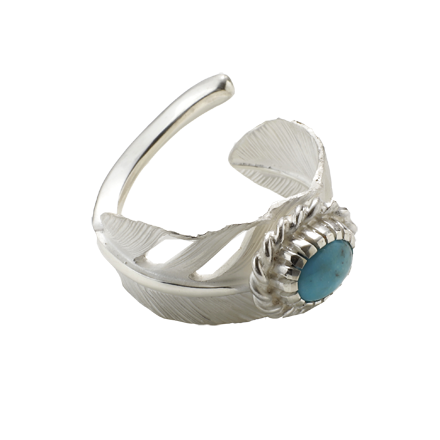Feather Ring M Turquoise