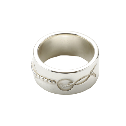 Carving Feather Ring