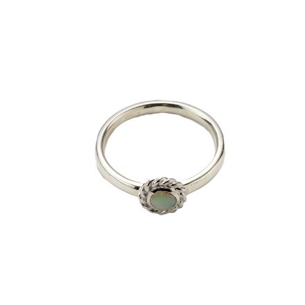 Torsion Ring Opal
