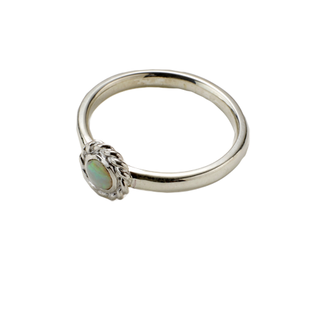 Torsion Ring Opal