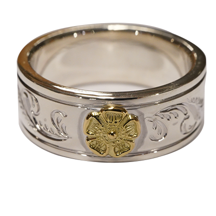 Flower ring karakusa