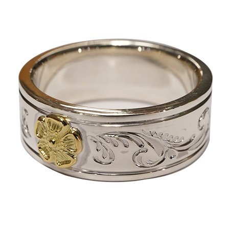 Flower ring karakusa