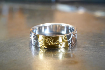 Random Wood Ring Slim 2