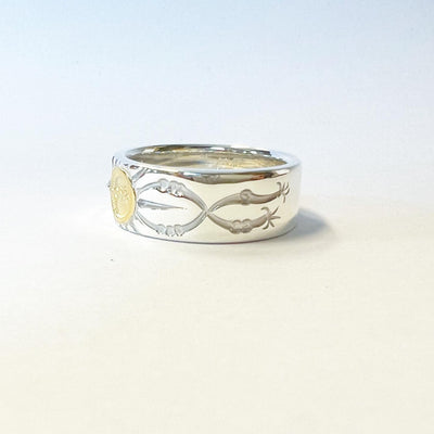 Carving Feather Ring 2
