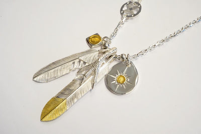 feather necklace 1