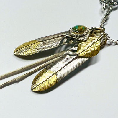 feather necklace custom 1