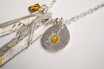 feather necklace 2
