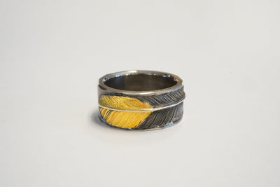 carving feather ring 1
