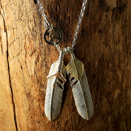 【idealism sound】FEATHER NECKLACE